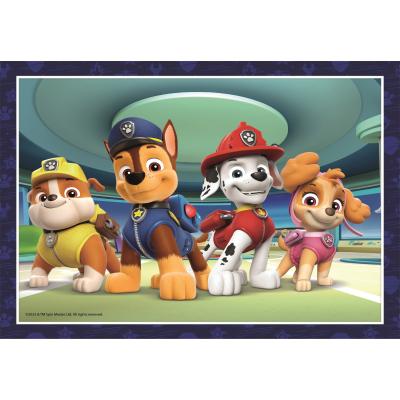 Clementoni-21513 4 Puzzles - Paw'Patrol