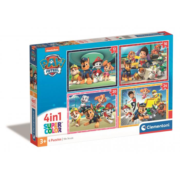  Clementoni-21513 4 Puzzles - Paw'Patrol