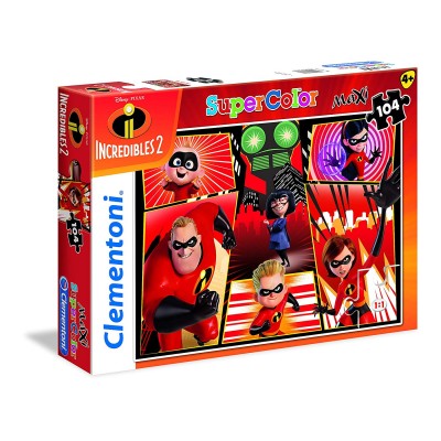 Puzzle Clementoni-23723 XXL Pieces - The Incredibles 2