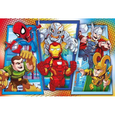 Puzzle Clementoni-23746 XXL Pieces - Marvel Super Hero Avengers