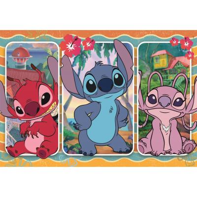 Puzzle Clementoni-24029 24 Maxi Super Color - Stitch