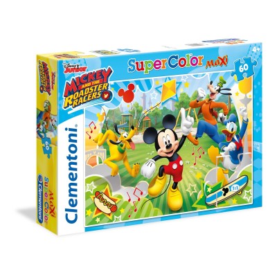 Puzzle Clementoni-26433 XXL Pieces - Mickey and the Roaster Racers