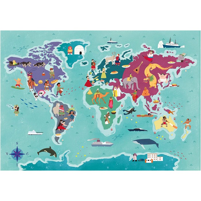 Puzzle Clementoni-29064 Customs & Traditions In The World