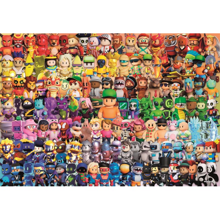 Puzzle  Clementoni-29321 XXL Pieces - Impossible - Stumble Guys