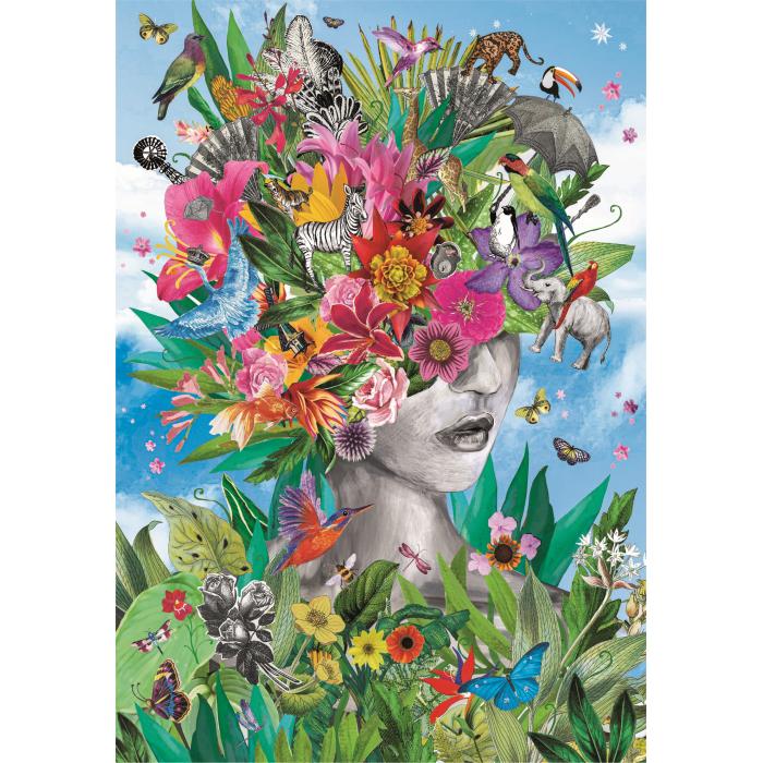 Puzzle  Clementoni-35526 Head in the Jungle