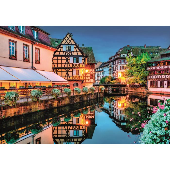 Puzzle  Clementoni-35544 Strasbourg Old Town