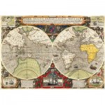 Puzzle  Clementoni-36526 Antique Nautical Map