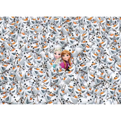 Clementoni-39360 Impossible Jigsaw Puzzle - Frozen