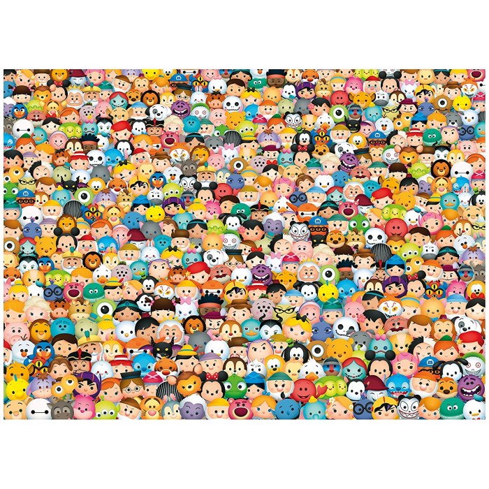 Clementoni-39363 Disney Tsum Tsum - Impossible Puzzle!