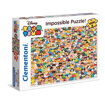 Clementoni-39363 Disney Tsum Tsum - Impossible Puzzle!