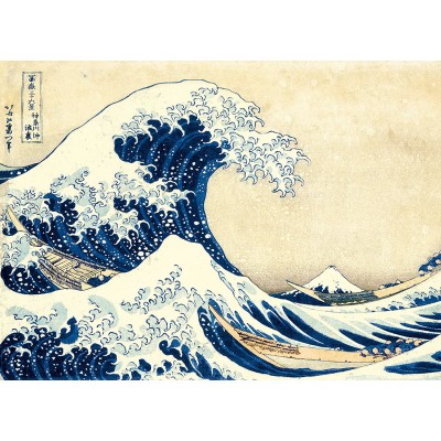Puzzle Clementoni-39378 Hokusai: The Wave