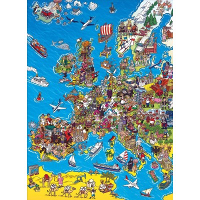 Puzzle Clementoni-39384 European Map