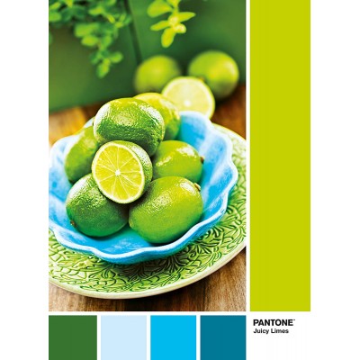 Puzzle Clementoni-39492 Pantone - Juicy Limes