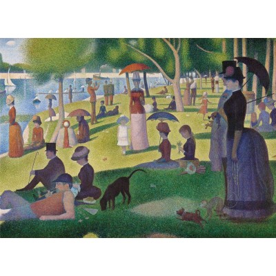 Puzzle Clementoni-39613 Seurat Georges - A Sunday Afternoon on the Island of La Grande Jatte