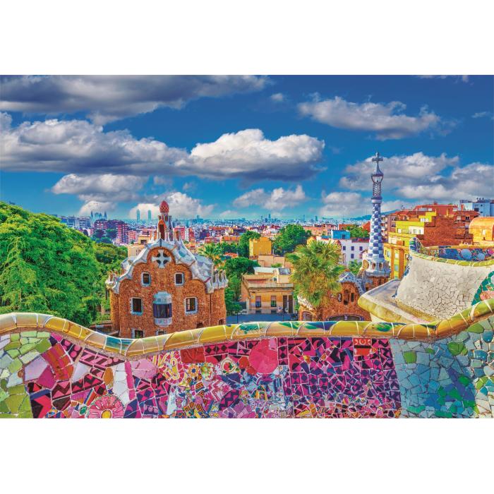 Puzzle Clementoni-39744 Park Güell Barcelone