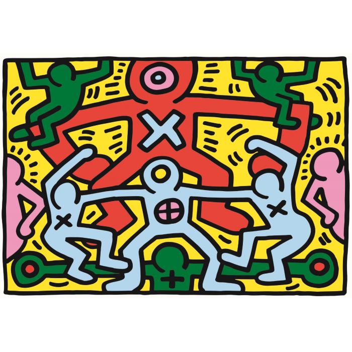 Puzzle Clementoni-39757 Art Series - Keith Haring