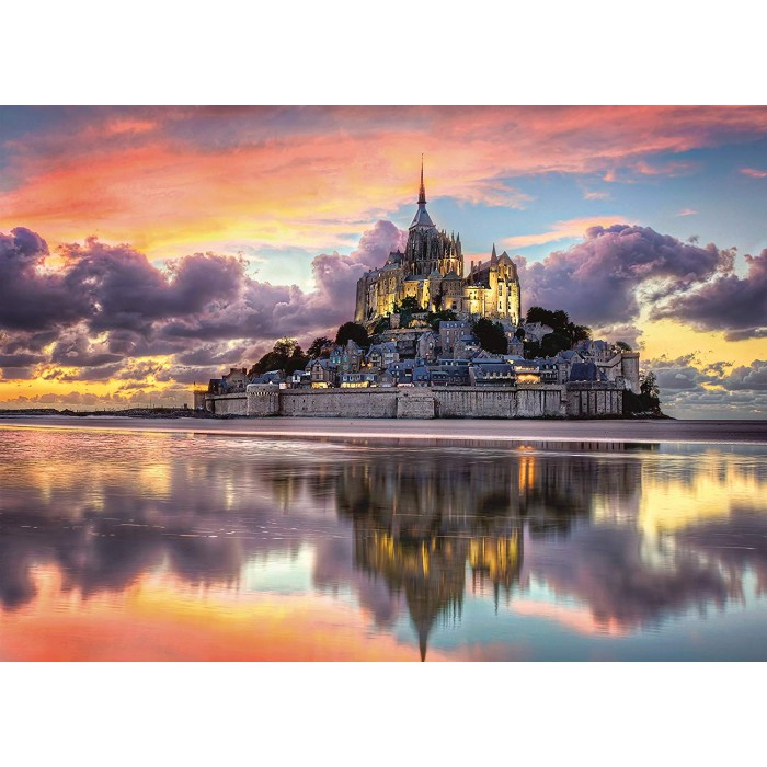 Puzzle  Clementoni-39769 The Magnificent Mont Saint-Michel
