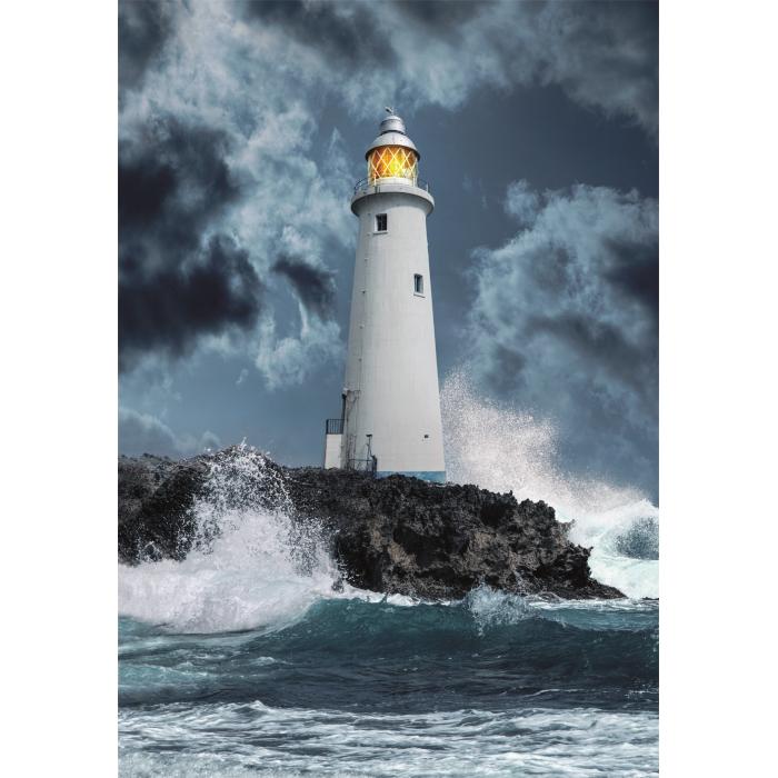 Puzzle Clementoni-39828 Lighthouse in the Storm