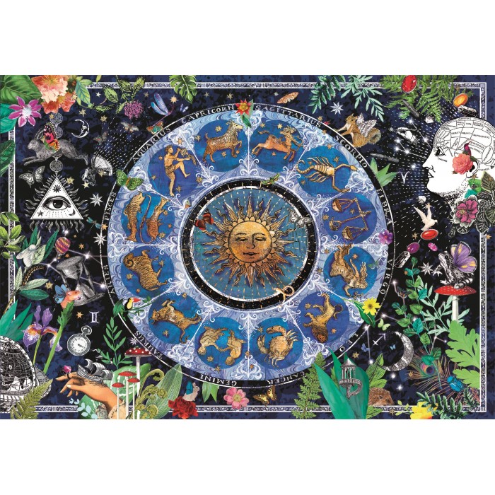 Puzzle Clementoni-39937 Astrological Chart