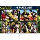 4 Jigsaw Puzzles - Shrek