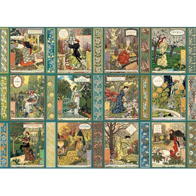 Puzzle Cobble-Hill-40089 Jardiniere - A Gardener's Calendar