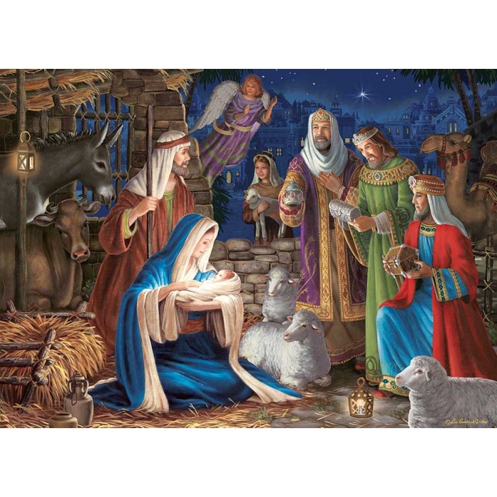 Puzzle  Cobble-Hill-40223 Miracle in Bethlehem