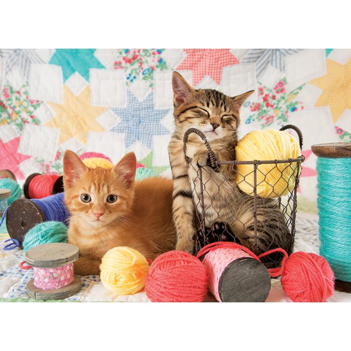 Puzzle  Cobble-Hill-40250 Balls of Fluff