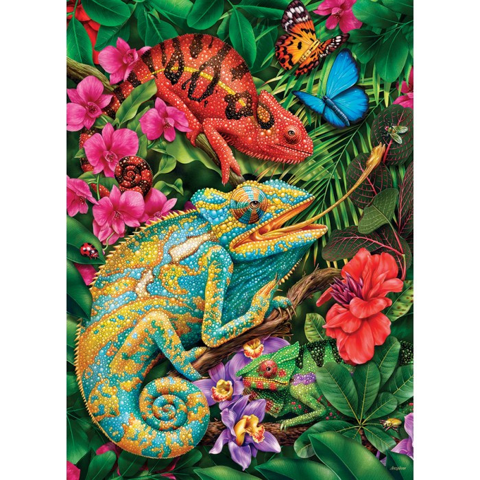 Puzzle  Cobble-Hill-40299 Karma Chameleon