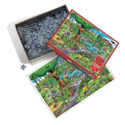 Puzzle Cobble-Hill-44502 DoodleTown: Par for the Course
