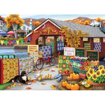 Puzzle Cobble-Hill-45027 XXL Pieces - Harvest Festival