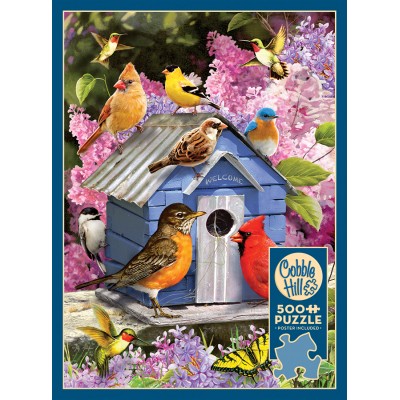 Puzzle Cobble-Hill-45042 XXL Pieces - Spring Birdhouse