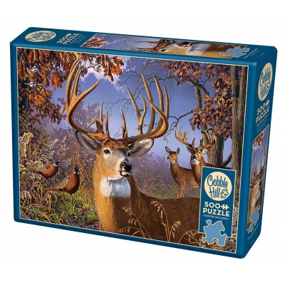 Puzzle Cobble-Hill-45055 XXL Pieces - Deer and Pheasant