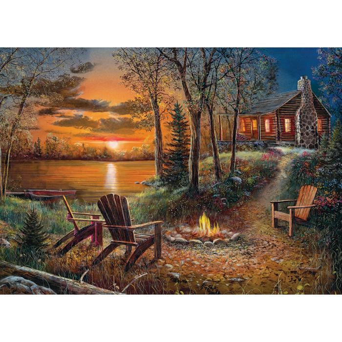 Puzzle  Cobble-Hill-45066 Fireside