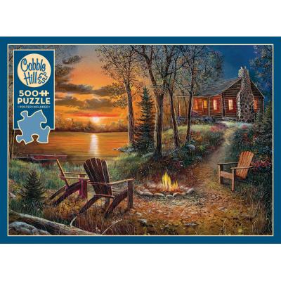 Puzzle Cobble-Hill-45066 Fireside
