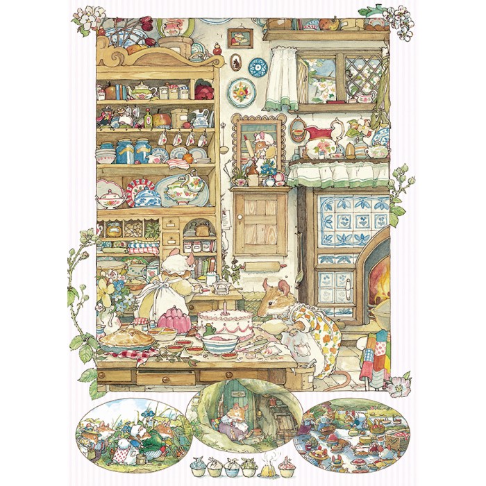 Puzzle  Cobble-Hill-45107 Brambly Hedge Picnic Preparations