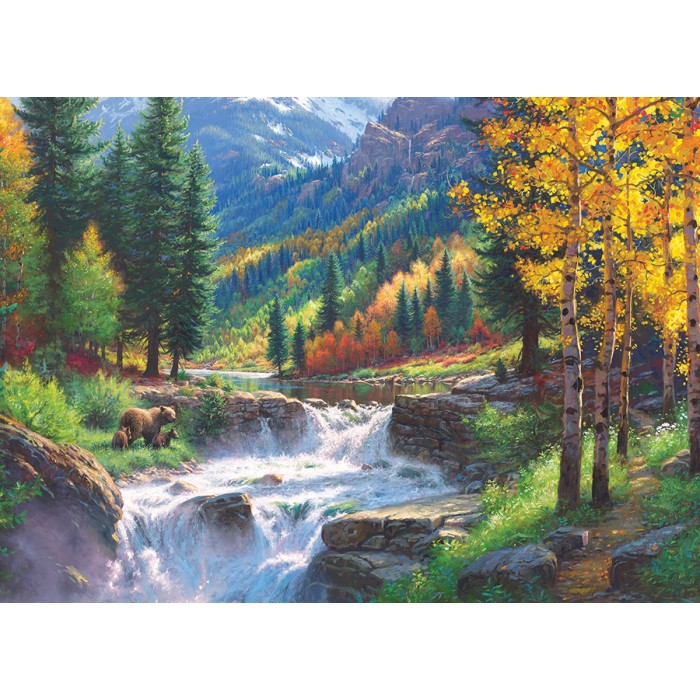 Puzzle  Cobble-Hill-45112 Bear Falls