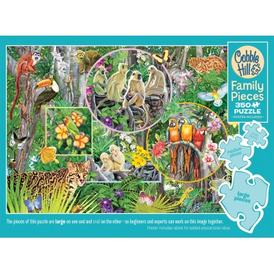 Puzzle Cobble-Hill-47004 Rainforest Magic