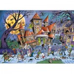 Puzzle  Cobble-Hill-47017 Haunted House