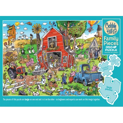 Puzzle Cobble-Hill-47018 Farmyard Folly