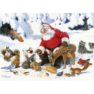 Puzzle Cobble-Hill-47028 XXL Pieces - Family - Santa Claus and Friends