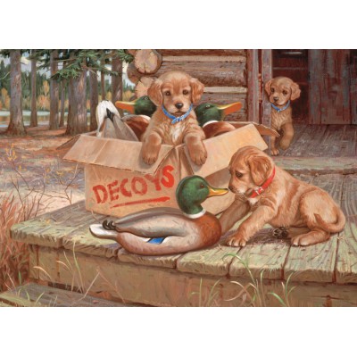 Puzzle Cobble-Hill-51673 Jim Lamb : Doggie Decoys
