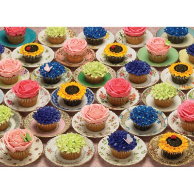Puzzle Cobble-Hill-51682 Cupcakes and Saucers