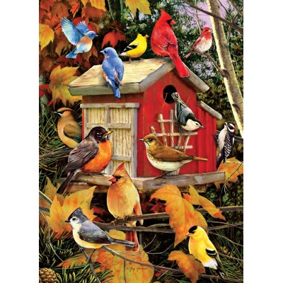 Puzzle Cobble-Hill-51803 Greg and Company - Fall Birds