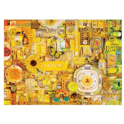 Puzzle Cobble-Hill-51863 Shelley Davies: Yellow