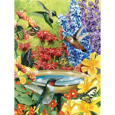Puzzle Cobble-Hill-52032-85020 XXL Jigsaw Pieces - Hummingbird Garden