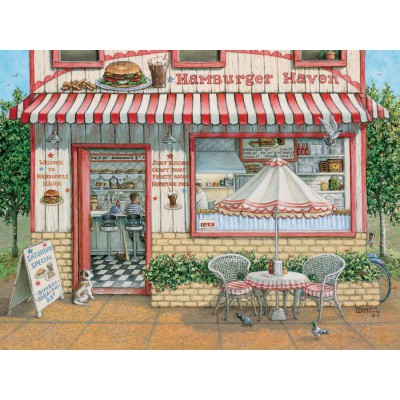 Puzzle Cobble-Hill-52050 XXL Jigsaw Pieces - Janet Kruskamp : Hamburger Haven