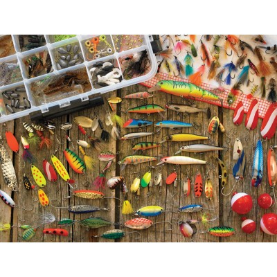 Puzzle Cobble-Hill-57149 XXL Pieces - Fishing Lures