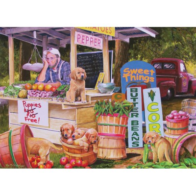 Puzzle Cobble-Hill-58859 Puppies For Free
