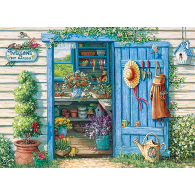 Puzzle Cobble-Hill-70039 Janet Kruskamp : Welcome to My Garden