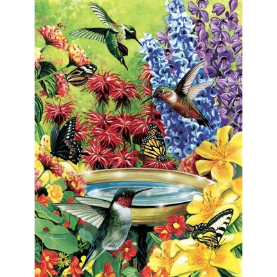 Puzzle Cobble-Hill-85020 XXL Pieces - Hummingbird Garden